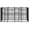 vidaXL Outdoor Dog Kennel Steel 79.3 ftÂ¬â‰¤