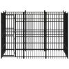 vidaXL Outdoor Dog Kennel Steel 59.5 ftÂ¬â‰¤