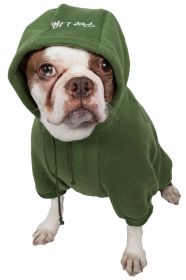 Fashion Plush Cotton Pet Hoodie Hooded Sweater (size: X-Small)