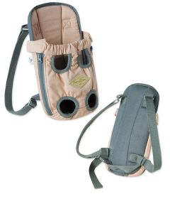 Touchdog 'Wiggle-Sack' Fashion Designer Front and Backpack Dog Carrier (Color: Pink, size: small)