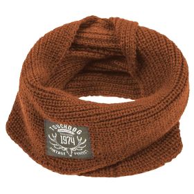 Touchdog Heavy Knitted Winter Dog Scarf (Color: Coffee)